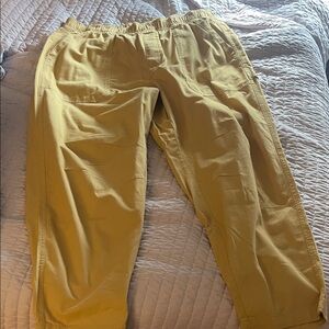 Yellow “Pulla” wide leg pants